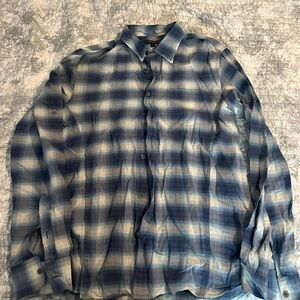 John Varvatos Star USA Fulton Plaid Shirt in a MENS size Medium.